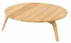4 SEASONS OUTDOOR Beistelltisch für Gartensofa braun^ Loungetische