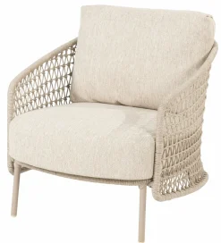 4 SEASONS OUTDOOR Gartensessel Rope braun^ Lounge Sessel