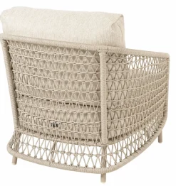 4 SEASONS OUTDOOR Gartensessel Rope braun^ Lounge Sessel