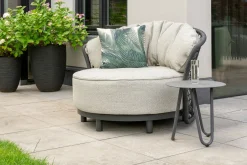 4 SEASONS OUTDOOR Gartensessel Rope grau^ Lounge Sessel