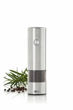 AdHoc Elektrische Gewürzmühle silberfarben^ Gewürzmühlen & Streuer