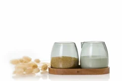 AdHoc Milch- und Zucker Set 230ml graubraun^ Küchenzubehör