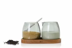 AdHoc Milch- und Zucker Set 230ml graubraun^ Küchenzubehör