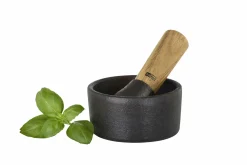 Küchenzubehör>AdHoc Mörser 10cm schwarzbraun