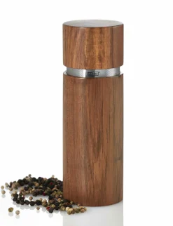 AdHoc Pfeffer-/Salzmühle braunsilberfarben^ Gewürzmühlen & Streuer