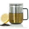 Kaffee & Teegläser>AdHoc Teeglas mit Teefilter 560ml grau
