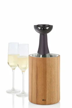 Küchenzubehör>AdHoc Weinkühler 19,5cm braun
