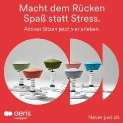 Aeris Sitzhocker schwarz^ Bürostühle·Bürohocker