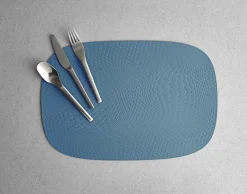 Aida Platzset 45x30,6cm blau^ Untersetzer