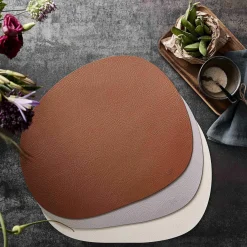 Aida Platzset 41x33,5cm braun^ Untersetzer
