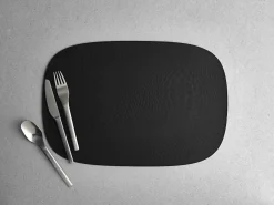 Aida Platzset 45x30,6cm schwarz^ Untersetzer