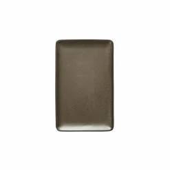 Aida Teller eckig 23,5x15cm braun^ Speiseteller