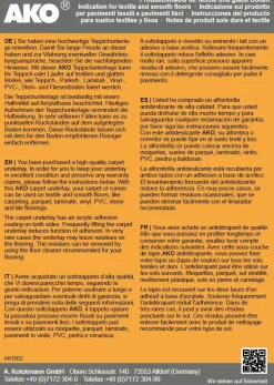 Ako Kolckmann Teppichunterlage weiß^ Moderne Teppiche