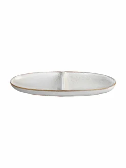 Serviergeschirr>ASA Aperitifteller 2-geteilt 20 cm beige