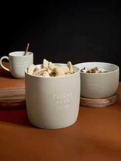 Vorratsdosen>ASA Dose flach beige