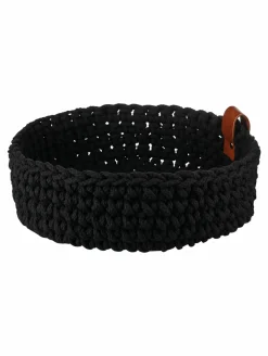 ASA Häkelkorb 26cm schwarz^ Servierkörbe