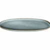 Serviergeschirr>ASA Platte oval 28,5x16cm blau