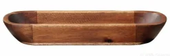 Serviergeschirr>ASA Schale 38x10,5cm braun