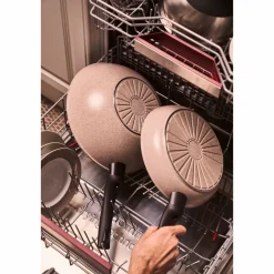 Pfannen>BALLARINI Bratpfanne 28cm beigeschwarz