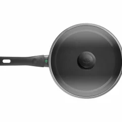 Pfannen>BALLARINI Schmorpfanne mit Deckel 28cm beigeschwarz