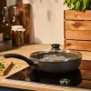 Pfannen>BALLARINI Schmorpfanne mit Deckel 28cm schwarz