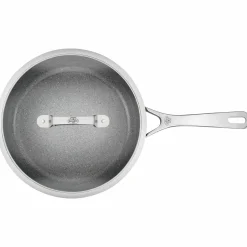 Pfannen>BALLARINI Schmorpfanne mit Deckel 28cm silberfarben