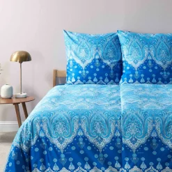 Bassetti Satin-Bettwäsche blau^ Satin