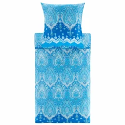 Bassetti Satin-Bettwäsche blau^ Satin