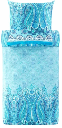 Bassetti Satin-Bettwäsche blau^ Satin