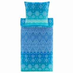 Bassetti Satin-Bettwäsche blau^ Satin