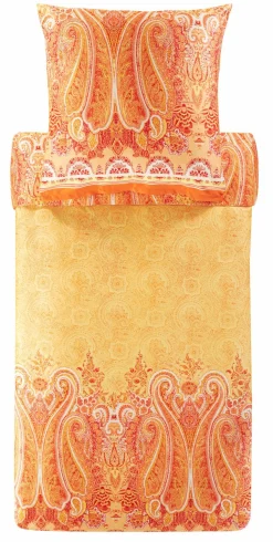 Satin>Bassetti Satin-Bettwäsche orange