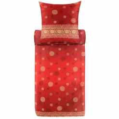 Satin>Bassetti Satin-Bettwäsche rot