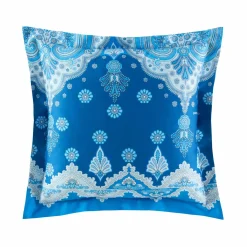 Bassetti Satin-Kissenhülle zu bw blau^ Kopfkissenbezüge|Satin