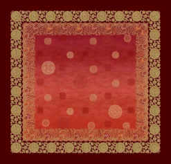 Bassetti Twill-Tischdecke rot^ Tischtextilien