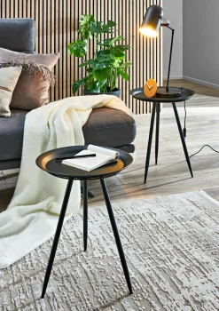 Beistelltisch schwarz^ Couch- & Beistelltische