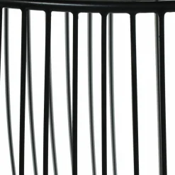 Beistelltisch schwarzsilberfarben^ Couch- & Beistelltische