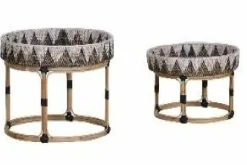 Couch- & Beistelltische> Beistelltisch Set braun