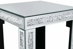 Beistelltisch silberfarben^ Couch- & Beistelltische