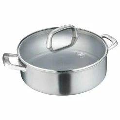 Berndes Servierpfanne 28cm m. Deckel silberfarben^ Pfannen