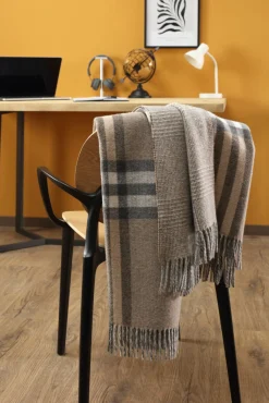 Biederlack Plaid beige^ Wohndecken