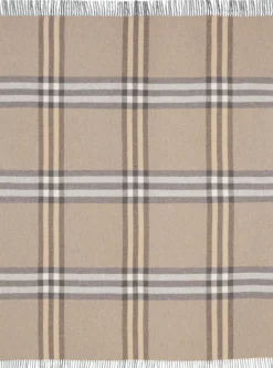 Biederlack Plaid beige^ Wohndecken
