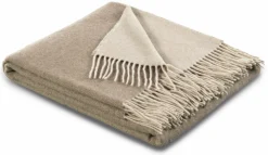 Biederlack Plaid beige^ Wohndecken