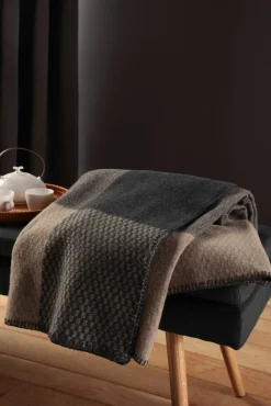 Biederlack Plaid braun^ Wohndecken