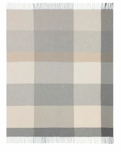 Wohndecken>Biederlack Plaid grau