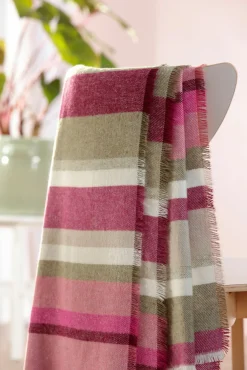 Wohndecken>Biederlack Plaid pink