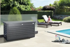 Gartenboxen>BIOHORT Freizeitbox 130 grau