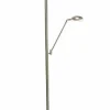 Stehleuchten>B-Leuchten LED - Stehleuchte silberfarben