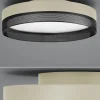 B-Leuchten LED-Deckenleuchte 1flg schwarz^ Deckenleuchten