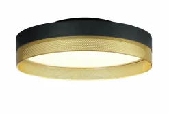 B-Leuchten LED-Deckenleuchte 1flg schwarz^ Deckenleuchten
