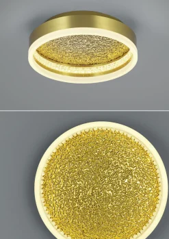 Deckenleuchten>B-Leuchten LED-Deckenleuchte 1flg goldfarben